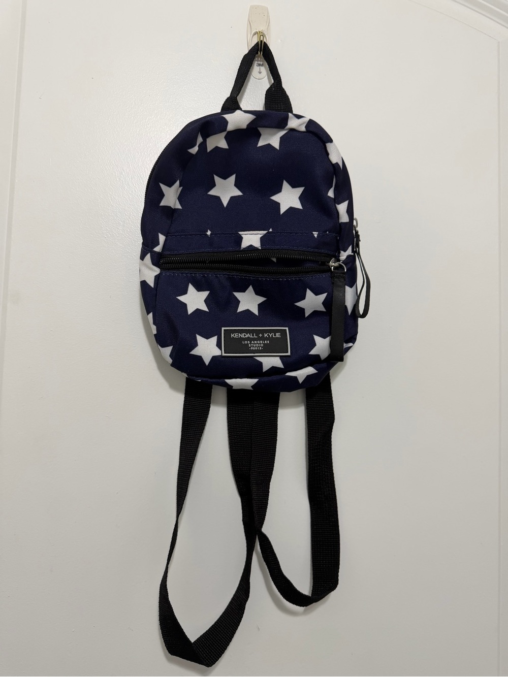 Kendall & Kylie Navy Backpack with White Star Print